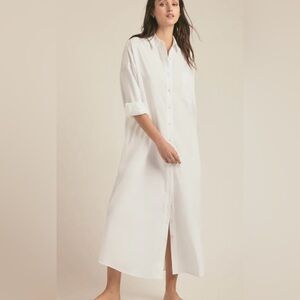 Favorite Daughter White The Ex-Boyfriend Long Shirt Dress